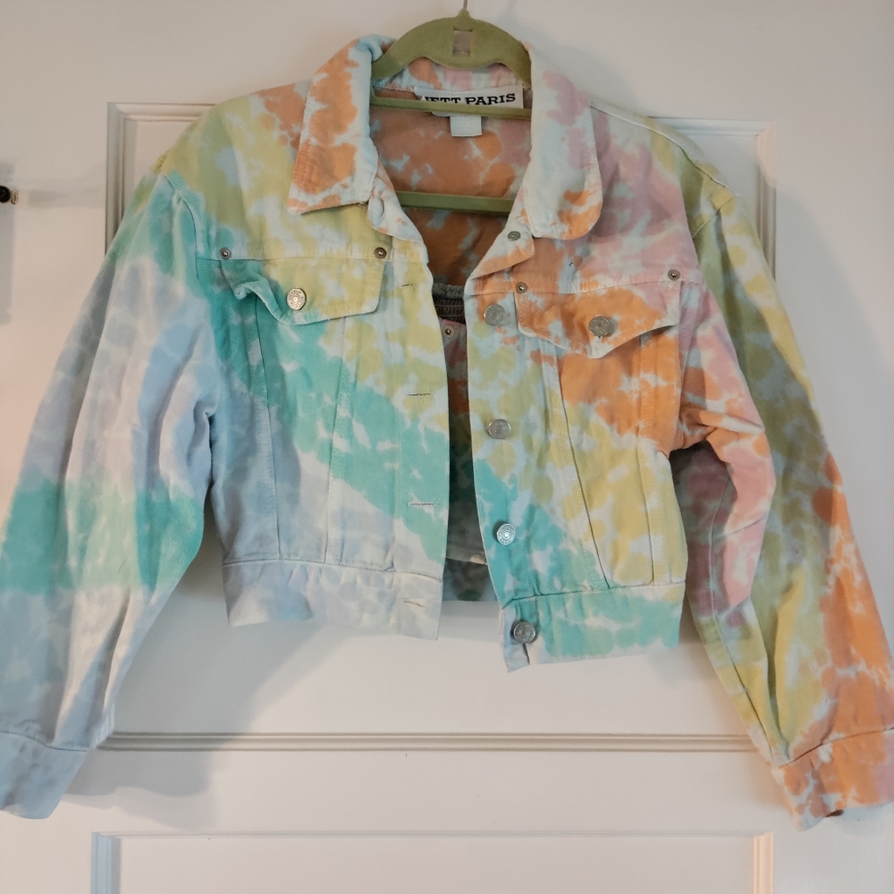 Vintage Unique Tye-dye Jacket and Bustier